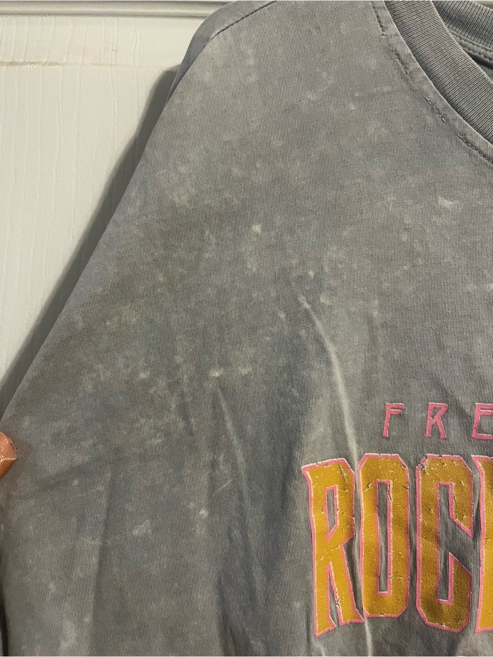 Zutter | Free Spirit Rock N Roll America Tour Mineral Wash Leopard Graphic Tee - Picture 6 of 9